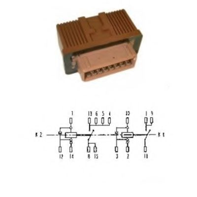 Реле, топливный насос HOFFER 7240101