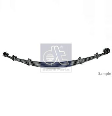 Многолистовая рессора DT 125140