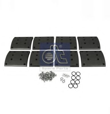 Комплект тормозных башмаков, барабанные тормоза DT 4.91133