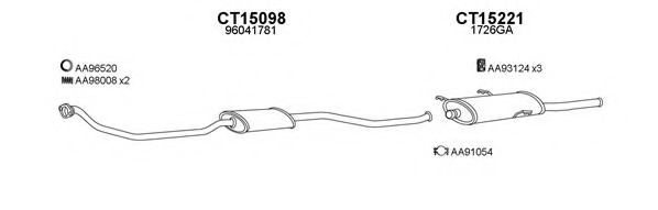 Система выпуска ОГ VENEPORTE 150135