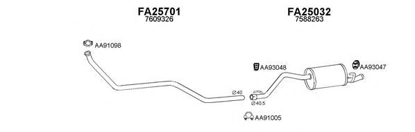 Система выпуска ОГ VENEPORTE 250275