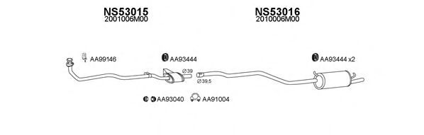 Система выпуска ОГ VENEPORTE 530150