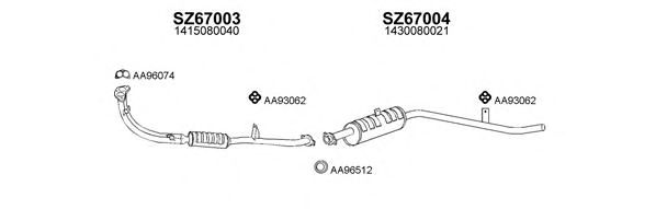 Система выпуска ОГ VENEPORTE 670009