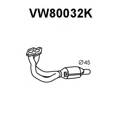 Катализатор VENEPORTE VW80032K