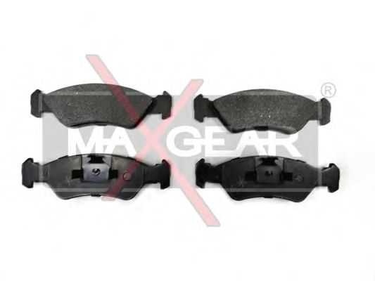 Комплект тормозных колодок, дисковый тормоз MAXGEAR 19-0595