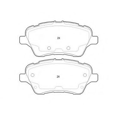 Комплект тормозных колодок, дисковый тормоз FREMAX FBP-1892