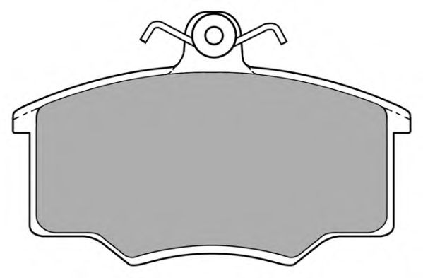 Комплект тормозных колодок, дисковый тормоз FREMAX FBP-0558