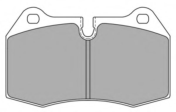 Комплект тормозных колодок, дисковый тормоз FREMAX FBP-1370