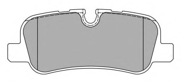Комплект тормозных колодок, дисковый тормоз FREMAX FBP-1567