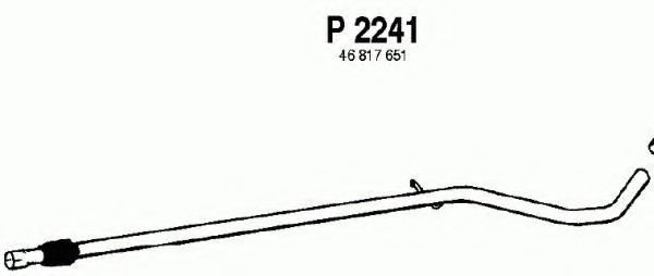 Труба выхлопного газа FENNO P2241