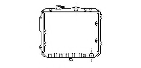 Радиатор, охлаждение двигателя ASHUKI C554-01
