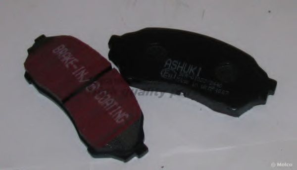 Комплект тормозных колодок, дисковый тормоз ASHUKI M050-25A