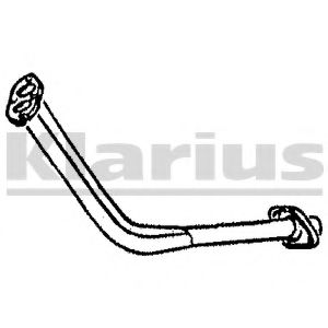 Труба выхлопного газа KLARIUS 120191