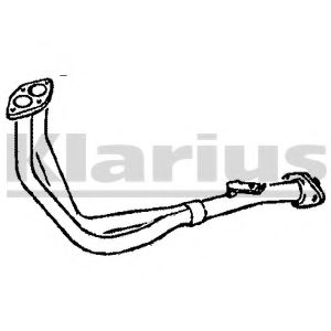 Труба выхлопного газа KLARIUS 130125