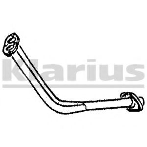 Труба выхлопного газа WALKER 17628