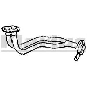 Труба выхлопного газа KLARIUS VL398G