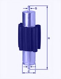 Топливный фильтр UNICO FILTER FI 5300/1