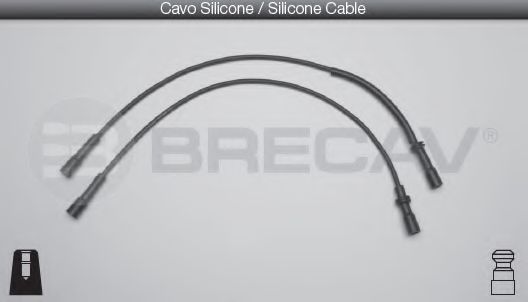 Комплект проводов зажигания BRECAV 05.400