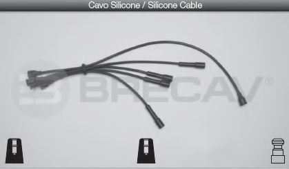 Комплект проводов зажигания BRECAV 06432