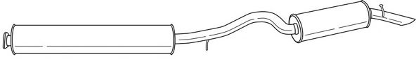 Глушитель выхлопных газов конечный SIGAM 41632