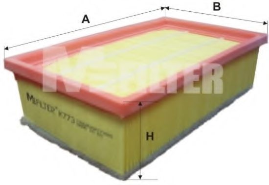 Воздушный фильтр MFILTER K 773