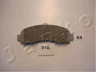 Комплект тормозных колодок, дисковый тормоз JAPKO 50012