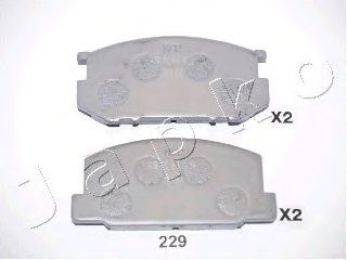 Комплект тормозных колодок, дисковый тормоз JAPKO 50229