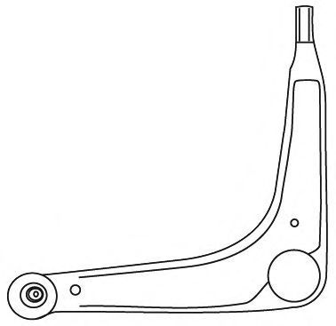 Рычаг независимой подвески колеса, подвеска колеса FRAP 3278