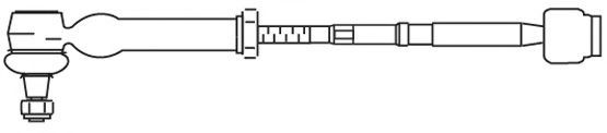 Поперечная рулевая тяга FRAP T/431
