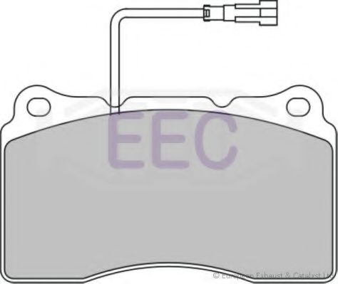 Комплект тормозных колодок, дисковый тормоз EEC BRP1424