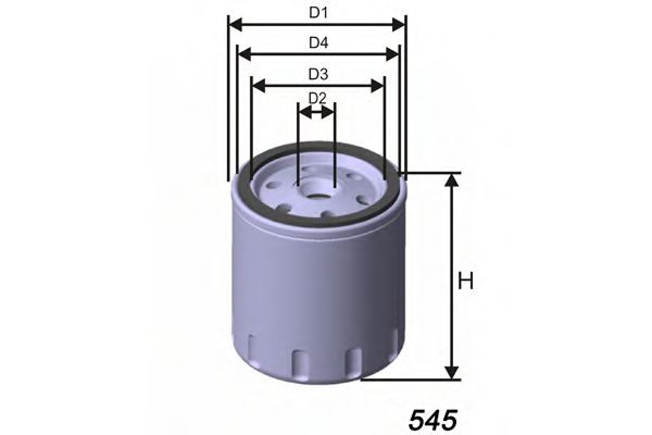 Масляный фильтр MISFAT Z130C