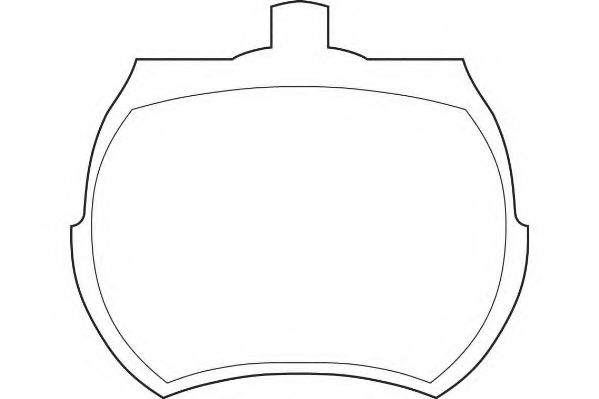 Комплект тормозных колодок, дисковый тормоз ROADHOUSE 2050