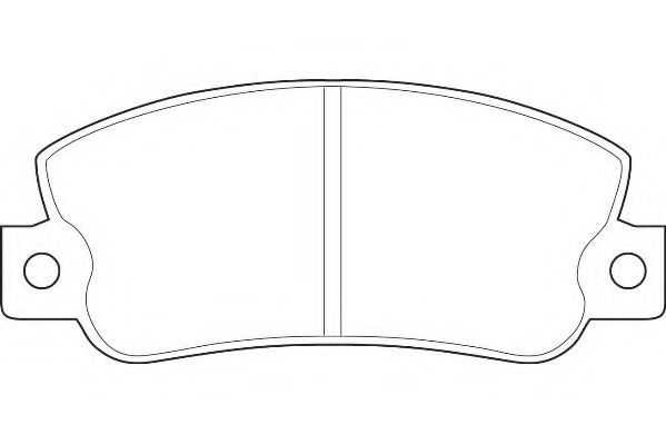 Комплект тормозных колодок, дисковый тормоз WAGNER WBP20841A