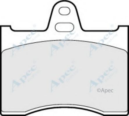 Комплект тормозных колодок, дисковый тормоз APEC braking PAD296