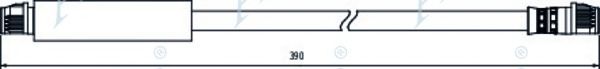 Тормозной шланг APEC braking HOS3966