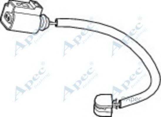 Указатель износа, накладка тормозной колодки APEC braking WIR5248