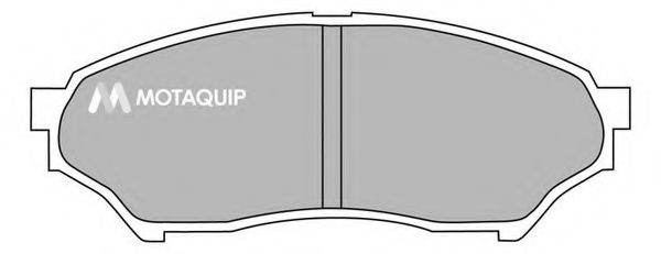 Комплект тормозных колодок, дисковый тормоз MOTAQUIP LVXL1080