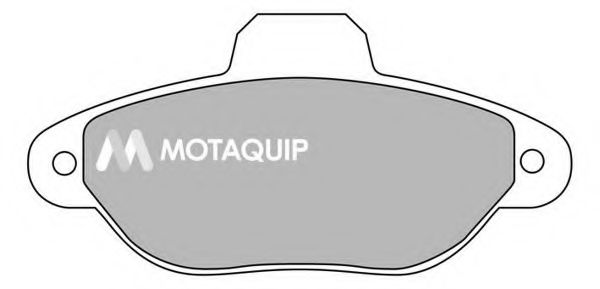 Комплект тормозных колодок, дисковый тормоз MOTAQUIP LVXL1409