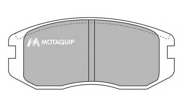 Комплект тормозных колодок, дисковый тормоз MOTAQUIP LVXL660