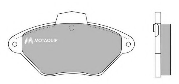 Комплект тормозных колодок, дисковый тормоз ALLIED NIPPON ADB21079