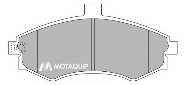 Комплект тормозных колодок, дисковый тормоз MOTAQUIP LVXL1190