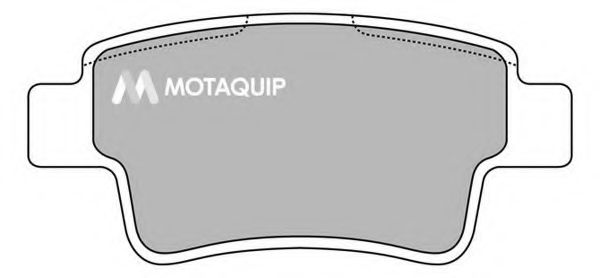 Комплект тормозных колодок, дисковый тормоз MOTAQUIP LVXL1309