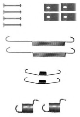 Комплектующие, тормозная колодка HELLA PAGID 8DZ 355 200-771