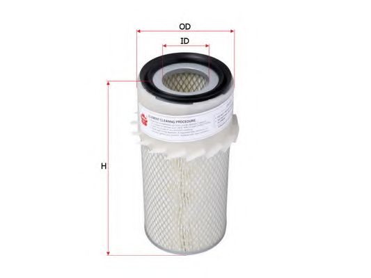 Воздушный фильтр SAKURA  Automotive AS-1014