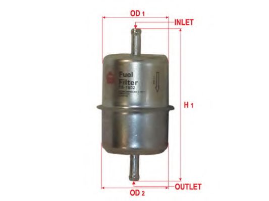 Топливный фильтр SAKURA  Automotive FS-1902