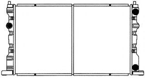 Радиатор, охлаждение двигателя SAKURA  Automotive 1471-0204