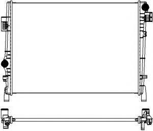 Радиатор, охлаждение двигателя SAKURA  Automotive 3131-8504