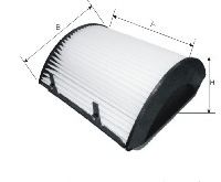 Фильтр, воздух во внутренном пространстве OSSCA 1911