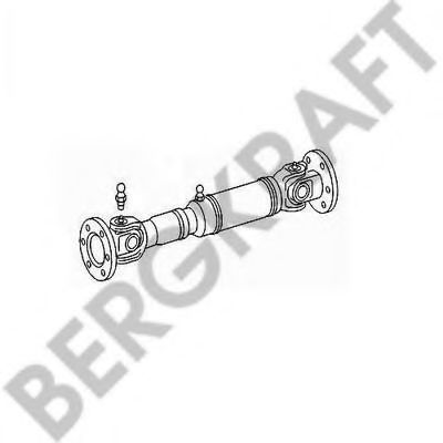 Карданный вал, главная передача BERGKRAFT BK9900953