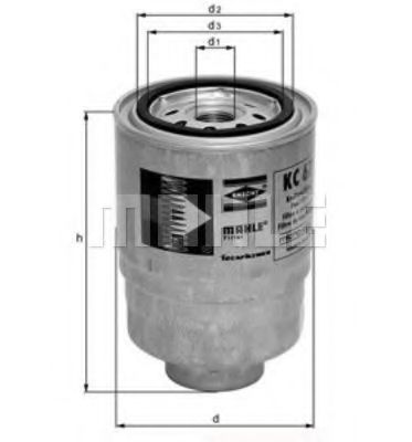 Топливный фильтр METAL LEVE KC 46